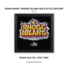 Load image into Gallery viewer, Rhode Island Wild Style Inspired POAM 31 Year Anniversary Decor - POAM HOME DECOR 12&quot; X 12&quot;
